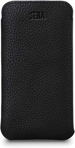 UltraSlim Classic, Leather Sleeve Case Compatible with (Black, iPhone SE 3rd / 2nd / 8/7) in Saudi Arabia