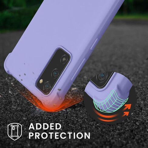 kwmobile Crossbody Case Compatible with Samsung Galaxy S20 FE Case - TPU Silicone Cover with Strap - Lavender in Saudi Arabia
