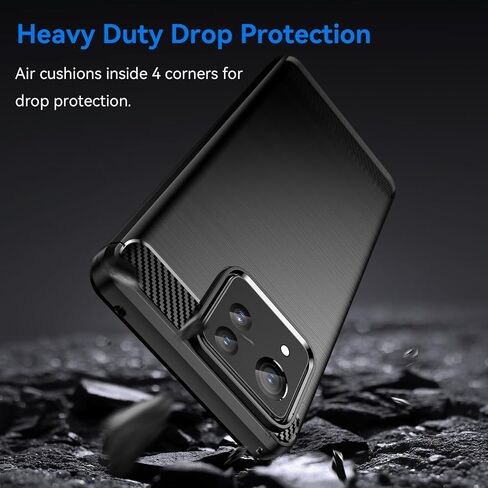 QUIETIP Case Compatible with ASUS Zenfone 11 Ultra 5G with Screen Protector,TPU Shockproof Cover,Black in Saudi Arabia