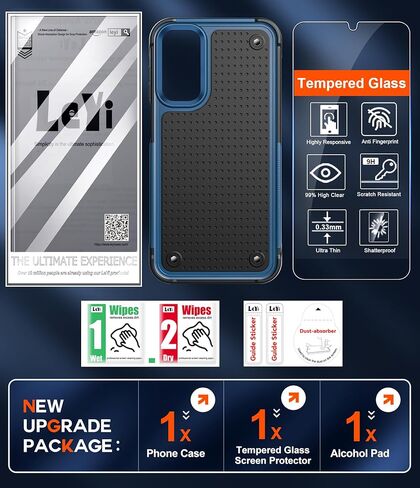 LeYi for Samsung Galaxy-A15-5G Case: Galaxy A15 5G Phone Case with Screen Protector, Dual Layer Protective Hard PC Back & Soft Bumper Resilient Shock Absorb Case Cover Samsung A 15 5G, Red Pink in Saudi Arabia