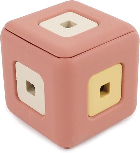 Hudson Baby Silicone Puzzle Cube, Multicolor, One Size in Saudi Arabia