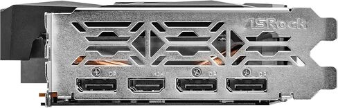 ASROCK AMD Radeon RX 6600 XT Challenger Pro 8GB OC 16 Gbps GDDR6 128 بت 7680 x 4320 0dB بطاقة رسومات التبريد الصامت DisplayPort HDMI in Saudi Arabia