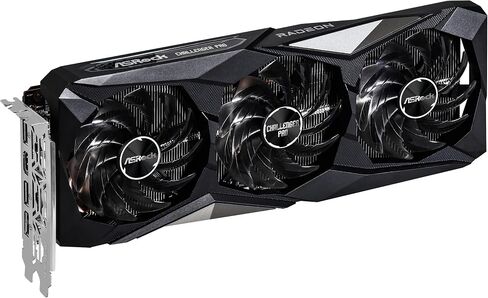 ASROCK AMD Radeon RX 6600 XT Challenger Pro 8GB OC 16 Gbps GDDR6 128 بت 7680 x 4320 0dB بطاقة رسومات التبريد الصامت DisplayPort HDMI in Saudi Arabia