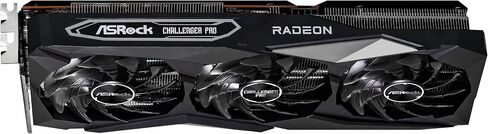 ASROCK AMD Radeon RX 6600 XT Challenger Pro 8GB OC 16 Gbps GDDR6 128 بت 7680 x 4320 0dB بطاقة رسومات التبريد الصامت DisplayPort HDMI in Saudi Arabia