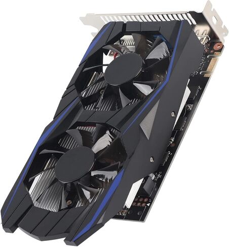 GTX1050Ti 4GB Dual Fan DVI VGA Gaming Graphics Card, 128bit, DDR5, 700MHz, PCI Express 2.0, for Desktop Computer in Saudi Arabia