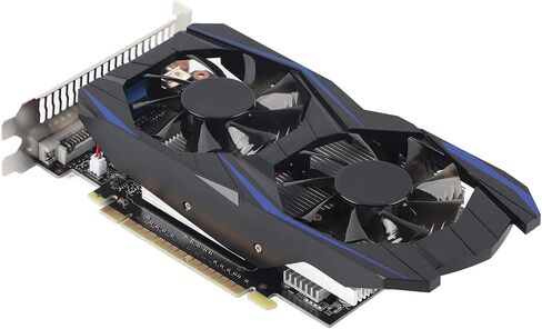 GTX1050Ti 4GB Dual Fan DVI VGA Gaming Graphics Card, 128bit, DDR5, 700MHz, PCI Express 2.0, for Desktop Computer in Saudi Arabia