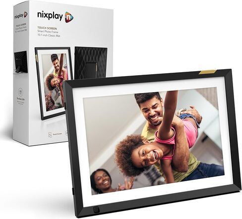 إطار صورة رقمي WiFi مقاس 10 بوصة من Nixplay Seed - شارك اللحظات على الفور عبر التطبيق أو البريد الإلكتروني in Kuwait