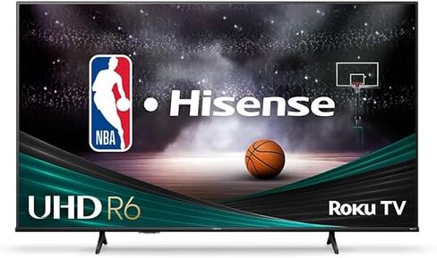 Hisense Smart TV 58-Inch 4K UHD R0KU LED Screen + Free Wall Mount with Wi-Fi Game Mode DTS Studio Sound Compatibility with Google Assistant and Alexa Motion Rate 120 HDR10 (Renewed) in Saudi Arabia