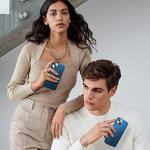 Gxmeuie for iPhone 15 Plus 5G Ultra Thin Case, [Silky Touch][Anti-Fingerprint], 15 Plus Slim Hard PC Matte Back Cover Anti-Scratch Shockproof Protective Cases for iPhone 15 Plus 5G 6.7-inch (Blue) in Kuwait