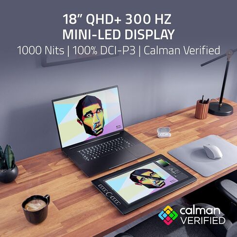 كمبيوتر محمول للألعاب Razer Blade 18 (2024): NVIDIA GeForce RTX 4090 - وحدة المعالجة المركزية Intel Core i9 14900HX من الجيل الرابع عشر - شاشة 18 بوصة UHD+ 4K 200 هرتز - ذاكرة الوصول العشوائي 64 جيجابايت - 2 تيرابايت + 2 تيرابايت SSD - Thunderbolt 5 - Win in Saudi Arabia