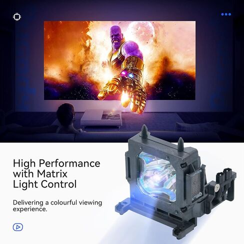 LMP-H201 LMP-H202 Projector Lamp Bulb Replacement for Sony VPL-HW10 HW15 HW20 HW30 HW30AES HW30ES HW40ES HW50ES HW55ES GH10 VW70 VW80 VW85 VW90ES VW95ES SXRD Premium Quality in Saudi Arabia