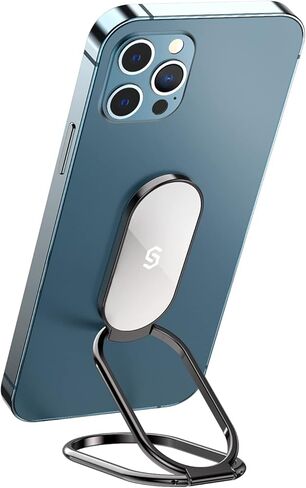 حامل حلقي للهاتف الخلوي من Syncwire، مسند بحلقة إصبع يدور 360 درجة مع قبضة هاتف معدنية مصقولة لتركيب السيارة المغناطيسي متوافق مع iPhone وSamsung وLG وiPad والأجهزة اللوحية والمزيد in Kuwait