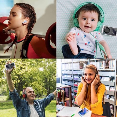 مشغل MP3 سعة 256 جيجابايت مزود بتقنية البلوتوث وشاشة 5.0 عالية الدقة تعمل باللمس ومشغل Mp4 Mp3 مع مكبر صوت ومشغل موسيقى صوت HiFi ومشغل موسيقى لتقليل الضوضاء (ذاكرة قراءة فقط 8 جيجابايت بالإضافة إلى 256 جيجابايت) in Kuwait