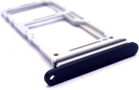 Dual SIM Card Tray Slot Holder Replacement Compatible with Samsung Galaxy Note 10 Plus 10+ 6.8 inch SM-N975F N975 (Black) in Saudi Arabia