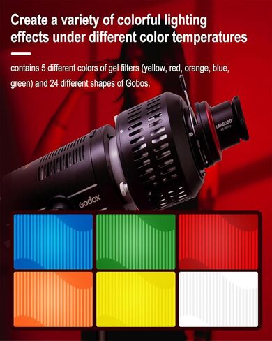 Snoot Photography Optical Snoot Kit Bowens Mount OS-50Pro - Durable Aluminum Alloy, Professional Optical Lens, Clear Projection - Ideal for Studio Photography, Portraits, and Product Shoots in Kuwait