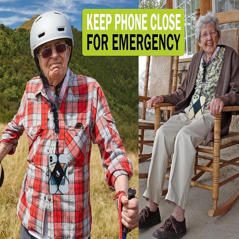 Gecko Travel Tech Cell Phone Holder for Walking with Universal Lanyard Phone Case for Most Smartphones in Saudi Arabia