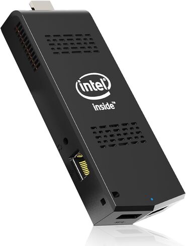Mini PC Stick Windows 11 Pro Celeron N4000 8GB DDR4 128GB SSD كمبيوتر صغير Intel Compute Stick يدعم HDMI 4K 60 هرتز، جيجابت إيثرنت، 2.4G/5G WiFi، بلوتوث 4.2، تشغيل تلقائي in Saudi Arabia