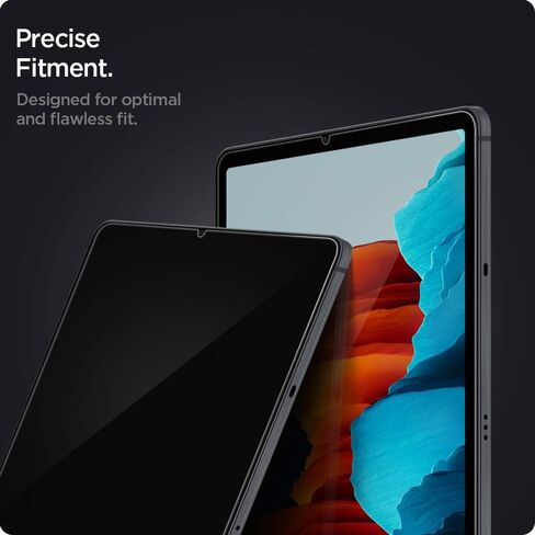 Spigen Tempered Glass Screen Protector [GlasTR EZ FIT] Designed for Galaxy Tab S8 / Galaxy Tab S7 (11 inch) [9H Hardness/Case-Friendly] in Saudi Arabia
