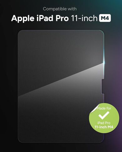 واقي شاشة ZAGG Fusion Canvas iPad Pro 11 بوصة (M4) - سطح ملمس ورق غير لامع للرسم والكتابة - حماية هجينة مرنة، مقاوم للخدش والتأثير، سهل التطبيق in Saudi Arabia