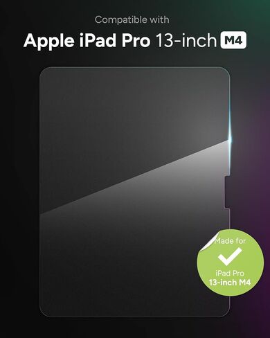 واقي شاشة ZAGG Fusion Canvas iPad Pro 11 بوصة (M4) - سطح ملمس ورق غير لامع للرسم والكتابة - حماية هجينة مرنة، مقاوم للخدش والتأثير، سهل التطبيق in Saudi Arabia