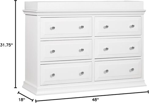 DaVinci Signature 6-Drawer Double Dresser in Hazelnut in Saudi Arabia
