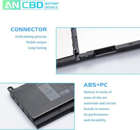 C903V Laptop Battery Compatible with Dell Precision 7550 7560 7750 7760 Series C903V 17C06 068N03 PKWVM 453-BBCP 0447VR 447VR 0CR72X CR72X 3ICP4/60/81-2 11.4V 68Wh/5667mAh in Saudi Arabia