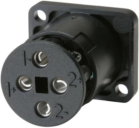 (2) حامل لوحة أنثى Neutrik NL4MP-ST مزود بأربعة أقطاب مع أطراف توصيل لولبية in Kuwait