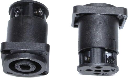 (2) حامل لوحة أنثى Neutrik NL4MP-ST مزود بأربعة أقطاب مع أطراف توصيل لولبية in Kuwait