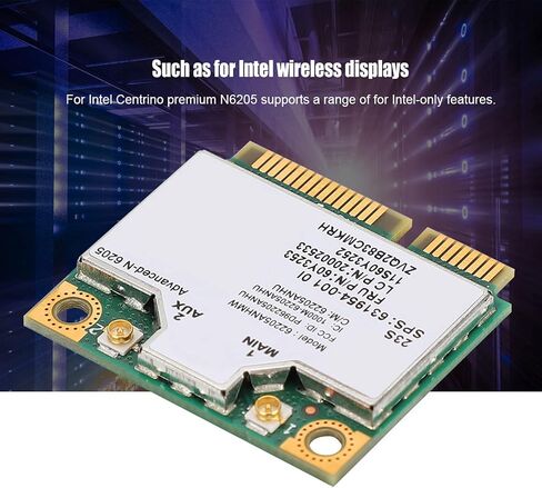 for Intel N 6205 Mini PCI E Network Card 300Mbps 2.4G 5G Dual Band for T420 T420S T420i T430 T430S T430SI T520I T520 T520 T530 T530i X220 X220s X220i for HP Card in Saudi Arabia