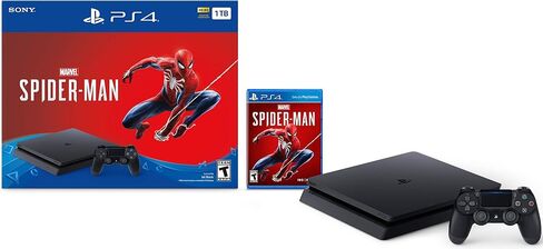 PlayStation 4 Slim 1TB Console - Marvels Spider-Man Bundle (Renewed) in Saudi Arabia