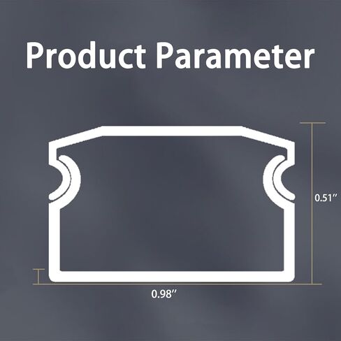 TV Cord Hider, Under Desk Cable Management,Cable Management,1 ft Cable Cover for up to 4 Cords, Ideal for Wall-Mounted TVs. Dimensions: 1 Pieces of L 1 ft x W 1.18 in x H 0.6 in (White) in Saudi Arabia