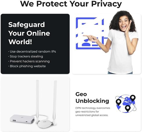 جهاز توجيه VPN للسفر اللاسلكي بحجم الجيب من Deeper Connect، جهاز توجيه Wireguard OpenVPN DPN WiFi المحمول in Saudi Arabia