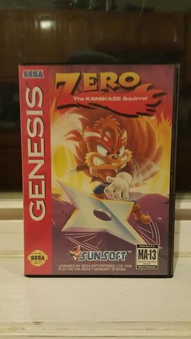 Zero Kamikaze Squirrel - Sega Genesis (Renewed) in Saudi Arabia