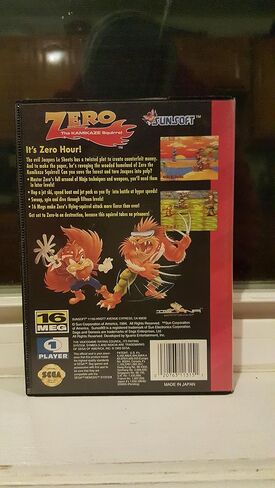 Zero Kamikaze Squirrel - Sega Genesis (Renewed) in Saudi Arabia