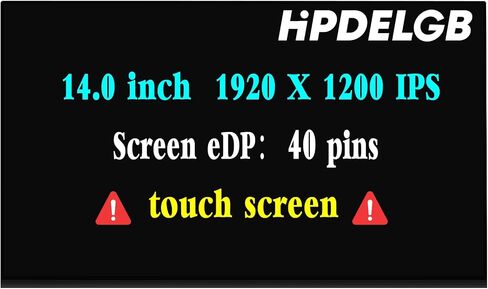 Replacement for Lenovo Thinkpad X1 Carbon Gen 9 10 11 21HM000KUS 21HM002DUS LCD Screen LED Display Panel 1920x1200 WUXGA IPS 40 Pin Touch Screen in Saudi Arabia