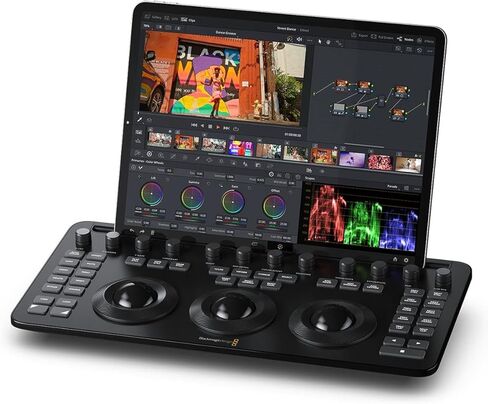 Blackmagic Design DaVinci Resolve Micro Color Panel with Bluetooth and USB-C Connectivity (Black) in Kuwait