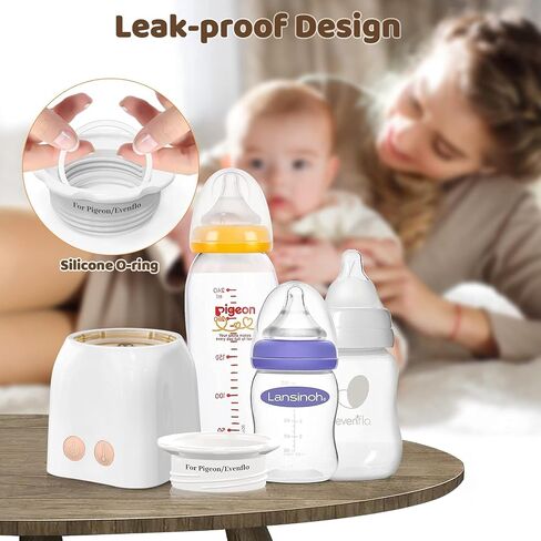 Bottle Warmer Adapter for Pigeon/Lansinoh/Evenflo Baby Bottle - 50MM (Bottle Warmer not Included) in Saudi Arabia