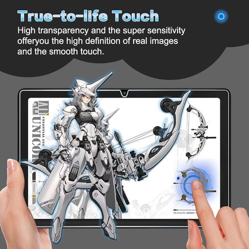 واقي شاشة من الزجاج المقسى لـ Vortex T10M Pro للكمبيوتر اللوحي VORTEX T10M Pro مقاس 10.1 بوصة [عبوتان] in Kuwait