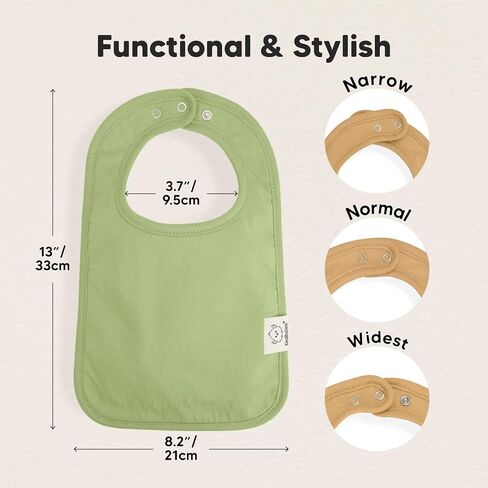 KeaBabies 8-Pack Organic Baby Bibs for Boy, Girl and 5-Pack Organic Burp Cloths for Baby Boys and Girls - Drool Bibs for Baby Boy - Ultra Absorbent Burping Cloth, Burp Clothes - Bibs for Baby Girl in Saudi Arabia