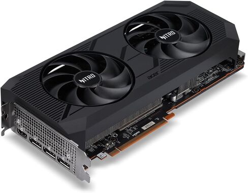 Acer Nitro AMD Radeon RX 7700 XT Overclocking Graphics Card | 12GB GDDR6 192-bit 18 Gbps | Dual Nitro FrostBlade Ringed Fans | TPD 291W | 1 x HDMI 2.1 & 3 x DisplayPort 2.1 in Saudi Arabia