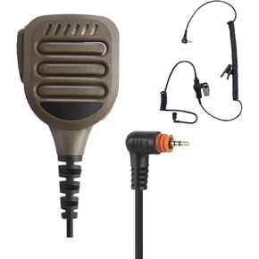 IP65 Waterproof Remote Speaker Lapel Shoulder Mic for Motorola Wave Radio DLR110 TLK100 TLK110 SL300 SL1600 SL2600 SL3500e SL4000 SL7000e SL7550 SL7550e SL7580 SL7580e SL7590 SL8550 SL1K SL1M