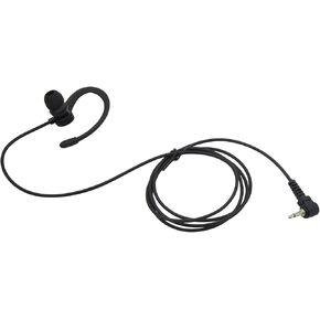 2.5mm 1-Pin Listen Only Earpiece for Theatro Single Wire Short G Shape Hook Walkie Talkie Headset for Harris Two Way Radio Speaker Mic Surveillance Police Accessories