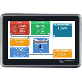 Victron Energy Ekrano GX with Built-in Display for System Monitoring and Full System Control