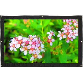 Outdoor Projector Screen, Portable 200 Inch 16:9 Rear Projection with Hanging Holes, Large Format Screen for Schools Backyard Movies Outdoor Events in Saudi Arabia