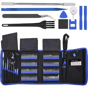 142 in 1 Precision Computer Screwdriver Kit, Electronics Screwdriver with 120 Bits Magnetic Repair Tool Kit, Mini Screwdriver Set for iPhone, MacBook, Laptop, PC,Tablet, PS4, Watch, Glasses