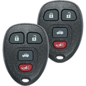 Keyless Entry Remote Control Key Fob Replacement Fits for Chevy Malibu Cobalt 2005-2012 Pontiac G5 G6 Grand Prix Solstice 2005-2010 Buick LaCrosse Saturn Aura Sky KOBGT04A 15252034