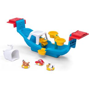 Step2 Nautical Rain Showers Bath Set, Bathroom Kids Water Sensory Toy, for Ages 1.5+ Years Old, Water Toy Accessories