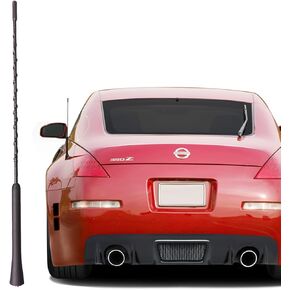 16 Inch Antenna for Nissan 350Z (2003-2009), Nissan 350Z Antenna, Flexible Rubber Antenna Replacement Mast for Nissan 350Z Roadster (2003-2009), Nissan 350Z 2003 2004 2005 2006 2007 2008 2009