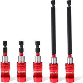 2.5 Inches Impact Screwdriver Bit Holders, 3 PC Magnetic Extension Quick-Change Socket Drill Bit Holder Hex Shank Quick Release Drill Bit Guide