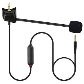 QC35 Microphone Cable with Mute Switch Compatible with Bose QuietComfort 35 & QC35 II Headphones, for PC Laptop PS4 PS5 Xbox One Controller 4ft